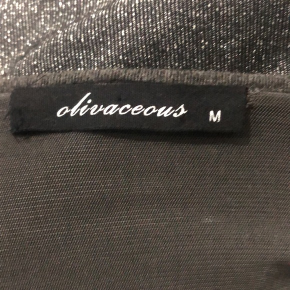 Olivaceous Silver Sequinned Zip Front Jacket - Picture 12 of 15